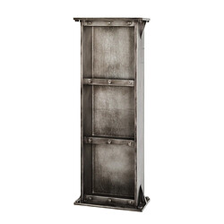 Etagère murale coloris anthracite - Dim : L 35 x P 18 x H 95 cm -PEGANE- 