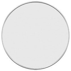 vidaXL Miroir mural Argenté Ø 40 cm Rond