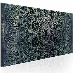 Paris Prix Tableau Imprimé Mandala : Malachite Calm 50 x 150 cm 