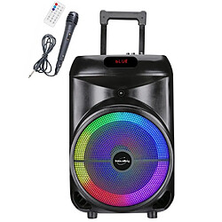 Acheter ENCEINTE SONO PORTABLE PARTY KARAOKE BLUETOOTH 700W MOBILE USB TWS LED RGB MSD Radio Fm MICRO + TELECOMMANDE + Enceinte Bluetooth rg