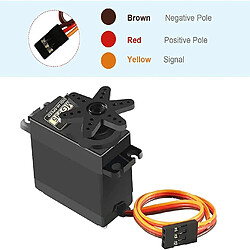 1 Pièce MG995 Servo Moteur De Couple avec Poulie En Métal pour Rc Voiture Bateau Hélicoptère RC pas cher