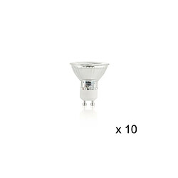 Ideal Lux Ampoule (x10) 7W GU10 Transparent D5 224367