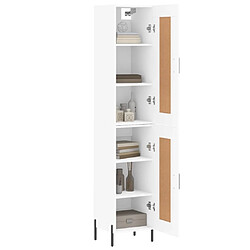 Avis Maison Chic Buffet,Meuble de Rangement,commode pour salon,Cuisine Blanc 34,5x34x180 cm Bois d'ingénierie -MN15116