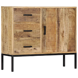 Maison Chic Buffet,Meuble de Rangement,commode pour salon,Cuisine 88 x 30 x 71 cm Bois de manguier massif -MN65472