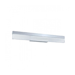 Luminaire Center Applique murale pour salle de bains moderne Egon argent Coloris : argent Coloris de l'abat jour : givré Matèriau : Aluminium Hauteur en Cm : 5,5 Longueur en Cm : 43,9 Largeur en Cm : 6,1 IP : 20 Type d'ampou