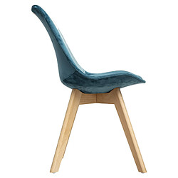 Atmosphera, Createur D'Interieur Chaises style scandinave "baya patchwork" atmosphera - bleu