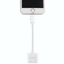 Avis Kaorka Cordon 2 en 1 Lightning vers Jack 3,5mm et Lightning