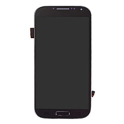 Pièces de rechange pour écran tactile LCD avec cadre pour Samsung S4 blanc kit de réparation de remplacement pour numériseur LCD