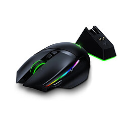 Razer Basilisk Ultimate avec Dock de chargement noir souris de jeu sans fil USB type - C 20000 DPI 