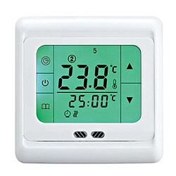 Wewoo Thermostat de chauffage à écran tactile avec thermorégulateur H3 pour régulateur de température de système de électrique / plancher chauffant vert 