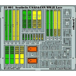 Seatbelts USAF & USN WW II - 1:24e - Eduard Accessories