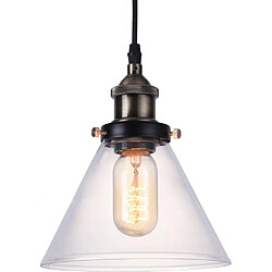 ICONIK INTERIOR Lampe de plafond - Lampe suspendue au design industriel - Hannah Bronze