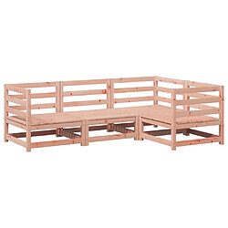 vidaXL Salon de jardin 4 pcs bois massif sapin de douglas