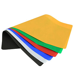 Wewoo Arrière Plan Studio Photo 6 PCS fond de de photographie pliable, 6 couleurs noir, blanc, rouge, bleu, orange, vert, taille: 80cm x 40cm