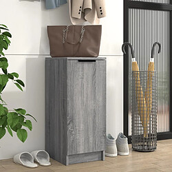 vidaXL Meuble à chaussures Sonoma gris 30x35x70 cm Bois d'ingénierie