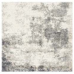 Hadorn Tapis shaggy 185x185 beige - gris Lachen Haze