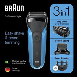 Rasoir - Tondeuse Electrique Braun Series 3 310BT Homme