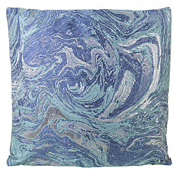 Coussin Alexandra House Living Bleu Textile 43 x 43 cm 