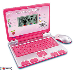 VTech ordinateur Portable pour apprendre l'anglais rose