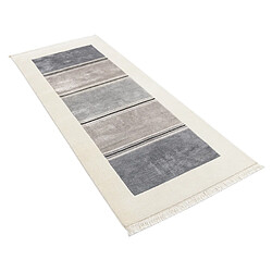 Vidal Tapis de couloir en laine 201x79 beige Darya