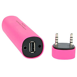 Wewoo Mini enceinte Bluetooth Banque de puissance 3 en 1 4000mAh + support smartphone + haut-parleur, pour iPhone, Galaxy, Sony, Lenovo, HTC, Huawei, Google, LG, Xiaomi, autres téléphones intelligents (Magenta) pas cher