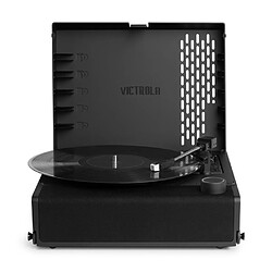 Victrola Enceinte Sans Fil Bluetooth Révolution Go Platine Vinyle Portable Noir 