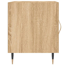 Acheter vidaXL Table de chevet chêne sonoma 40x40x50 cm bois d’ingénierie