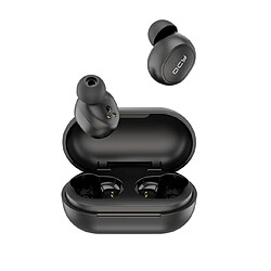 Universal QCY T4 Mini V5.0 Casque Bluetooth Véritable Casque sans fil Casque stéréo 3D Double microphone Boîte de recharge Casque Bluetooth 