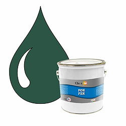 Pok Peinture de Finition Antirouille Laque Semi-Brillante Métaux Ferreux POK FER Vert : Peinture de Finition Antirouille Laque Semi-Brillante Métaux Ferreux - 2,5L - RAL 6028 - Vert Pin