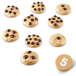 Learning Resources Smart Counting Cookies, Toddler Counting & Sorting Skills, Ensemble de 13 pièces, Compétences mathématiques précoces pour les enfants, Nourriture pour les tout-petits, Biscuits aux pépites de chocolat, 13 pièces, à partir de 2 ans pas cher