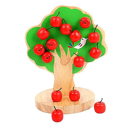 Universal Puzzle en bois pommier magnétique jeux interactifs pour enfants choix de jouets éducation aux fruits 