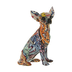 Figurine Décorative Alexandra House Living Multicouleur Plastique Chien 15 x 18 x 27 cm 