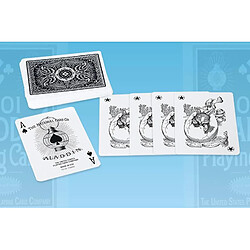 Avis Universal Aladdin Poker Rouge/Bleu/Noir Deck Nouvelle version Magic Poker Magic Card Magic Tricks Accessoires(Le noir)