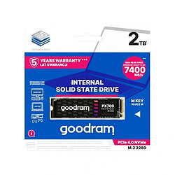 Disque dur GoodRam PX700 SSD SSDPR-PX700-02T-80 2 TB SSD