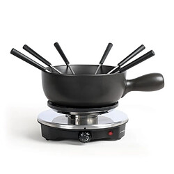 Avis Livoo Appareil à fondue électrique avec bol en céramique de 1,2L Support en acier inoxydable avec plaque chauffante en aluminium