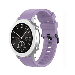 Wewoo Bracelet pour montre connectée de remplacement de Smartwatch en silicone Amazfit GTRtaille 20 mm violet clair 