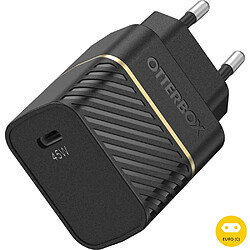 Otter Box Wall Charger 45W GaN (BALON). 1X USB-C 45W USB-PD Black