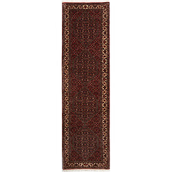 Vidal Tapis de couloir en laine 312x86 rouge Bidjar