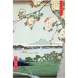 Puzzles Michele Wilson Puzzle d'art en bois 150 pièces Michèle Wilson - Hiroshige : Pommiers en fleurs 