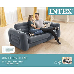 Avis INTEX Chaise coulissante 203x231x66 cm Gris foncé