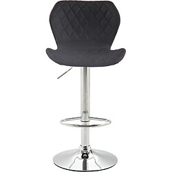 Non Tabouret de bar tissu liège chrome