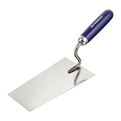 PROMAT Truelle de maçon longueur 200 mm largeur 140 mm avec manche en frêne col en S a 