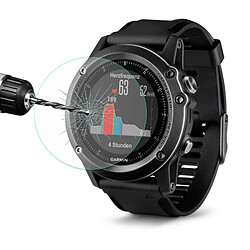 Wewoo Film protecteur écran pour Garmin Fenix 3 HR Smartwatch 0.2mm 9 H Dureté de Surface 2.15 D Antidéflagrant Sérigraphié Verre Trempé Plein 