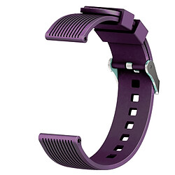 Wewoo Bande de montre à bracelet à grain vertical pour Galaxy 42mm (violet)