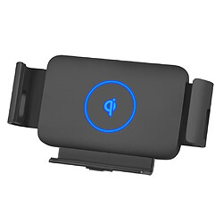 Avis Qi chargeur de voiture de charge sans fil serrage automatique support de téléphone de montage de ventilation Noir