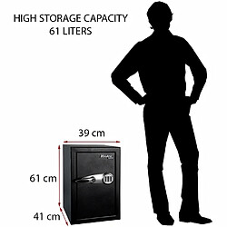 Avis MASTER LOCK Coffre-Fort Haute Sécurité [Combinaison Électronique] [Large 61,7 Litres] - T6-331ML