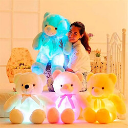 Universal 30-80 cm lumineux luminaire peluche ours en peluche (rose 50 cm)