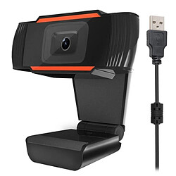 Wewoo Webcam Orange pour Skype Ordinateur PC Portable, Longueur du câble: 1.4m 12.0 Méga Pixels HD 360 Degrés USB 2.0 Caméra PC avec Microphone