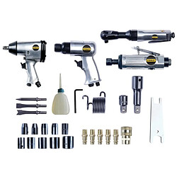 Stanley Kit d'outils pneumatiques + accessoires 34 pièces