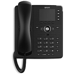 Snom Telefon D713 schwarz ohne Netzteil pas cher